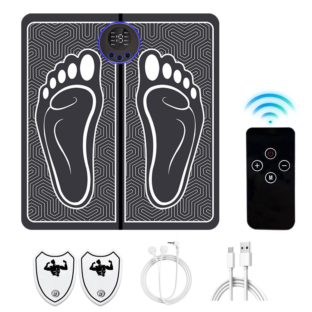 Rechargeable EMS Microcurrent Foot Massage Mat