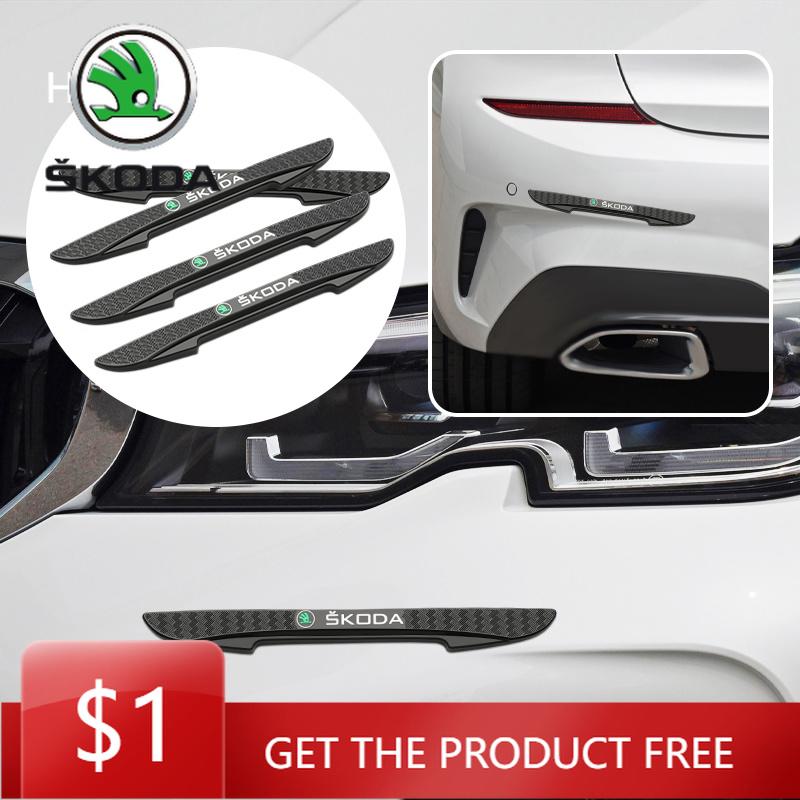 Car Sticker Car Sticker Door Edge Guards Trim Molding Strip Anti Scratch For Skoda Kamiq Kodiaq Karoq Yeti Octavia Fabia Rapid S NL6