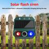 Solar Powered Ultrasonic Animal Repeller Outdoor Pest Control For Mice Rats Snakes Dogs Cats Strobe Flash Repellent Device