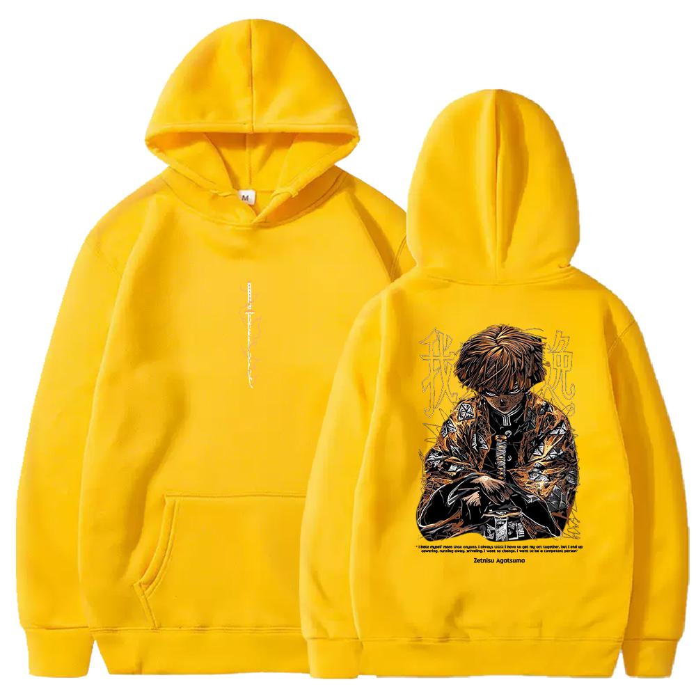 

Манга Клинок, рассекающий демонов Зеницу Графические худи для мужчин женщин Одежда Осень Зима Флисовые Свободные Толстовки Повседневная Толстовка Уличная одежда 4XL жёлтый
