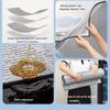 Reflective Window Insulation Film Window Cover with Suction Cups Reusable Thermal Insulation Sun Shade for Home Office RV