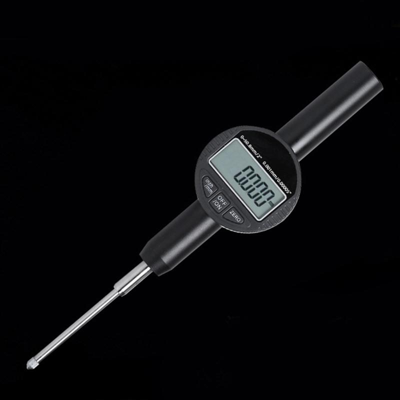 Electronic Digital Dial Indicator Gauge Inch/Metric Conversion 0-1Inch/25.4mm Digital Probe Indicator Dial Tester