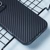 For iPhone 16 Pro Max Case Soft Flexible TPU Slim Phone Cover Carbon Fiber Texture