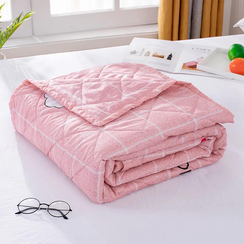 Summer Air Conditioning Double Cooling Dormitory Single Thin Washable Machine Washable Summer Blanket