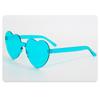 2024 Women Colors Pc Heart Shape Tinted Party Sunglasses Girls Vintage Uv400 Colors Rimless Polarized Sun Glasses