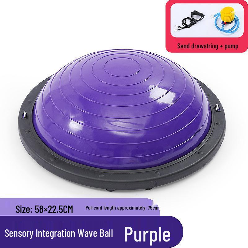 Thickened Anti-Explosion Balance Half Ball for Yoga & Sensory Training