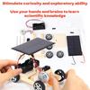 DIY Solar-Elektrofahrzeug Wissenschafts-Lehrmittel Montagepuzzle STEM-Bildungsmodell Kreative Erfindung Schülerausbildung