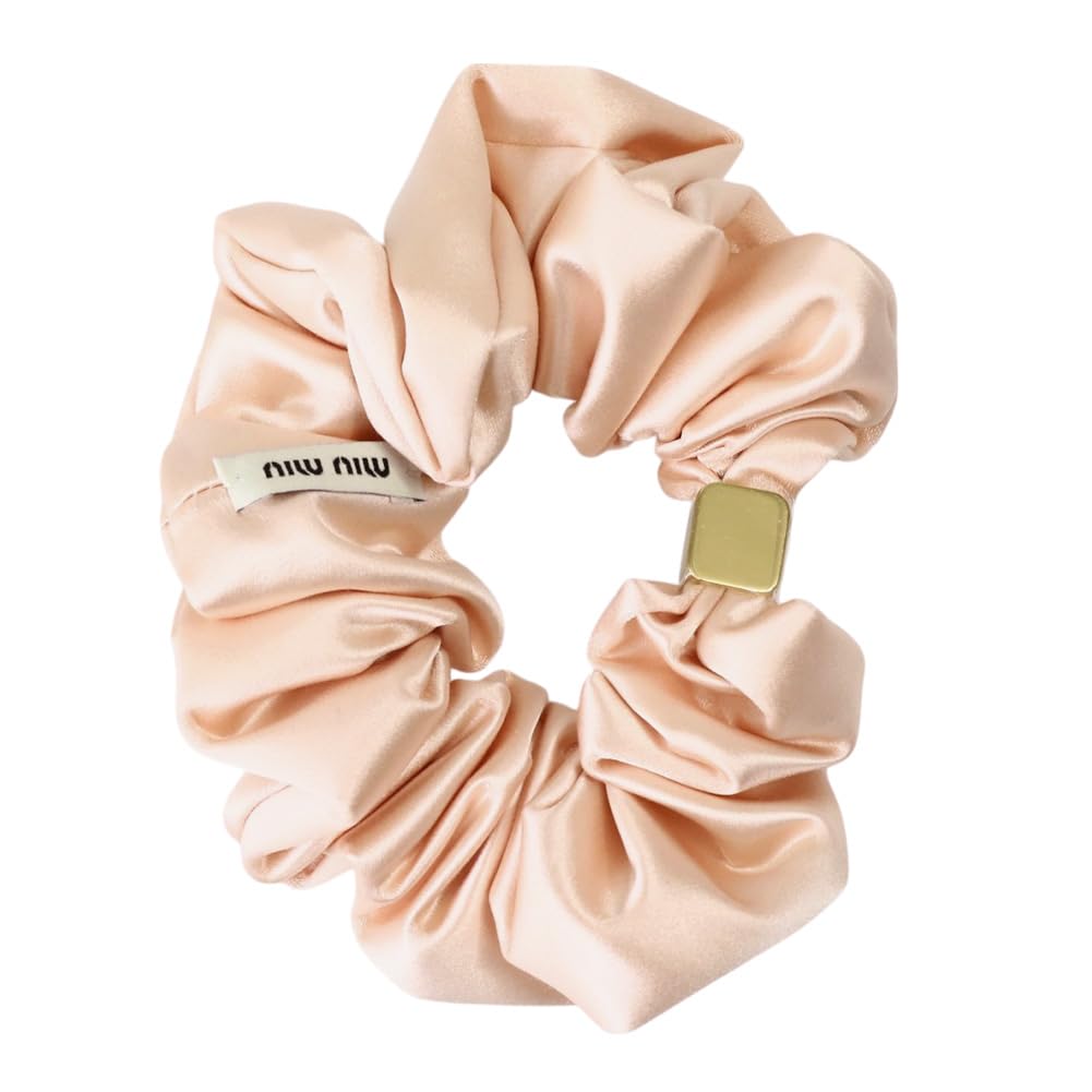 Miu Miu Scrunchie Hair Satin Hair 5IF186 049 F0615 Tie, Accessory, Pink,