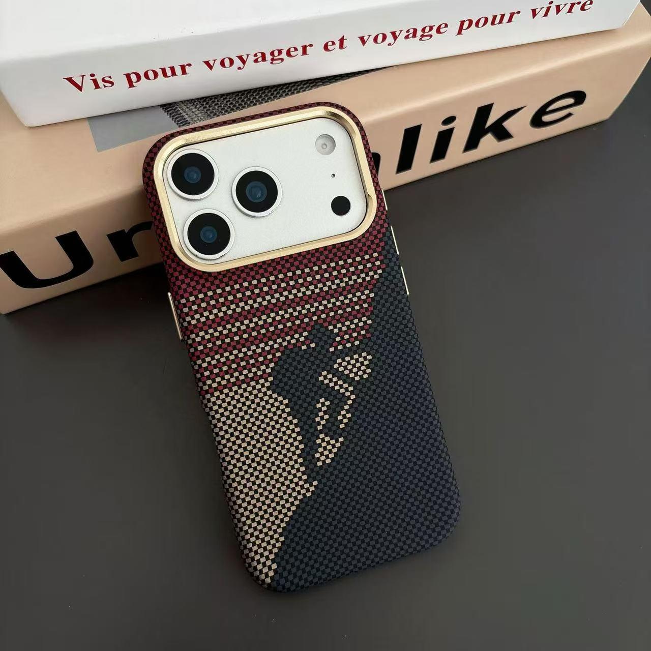 

iPhone 17 Pro Max Kevlar Magnetic Case - High-End Protective Cover for Apple 16/15 15 PRO