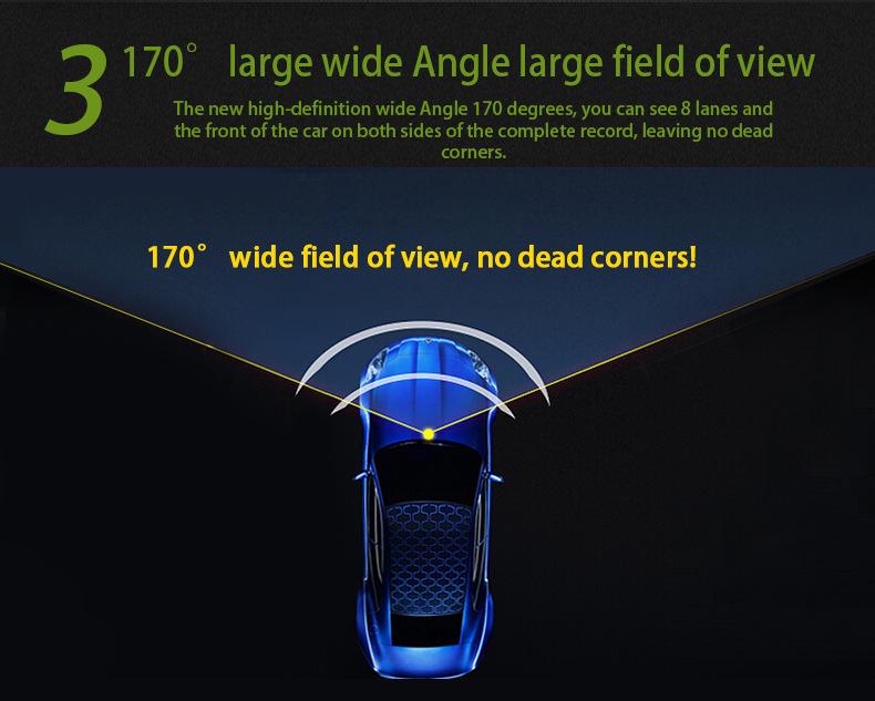 WiFi 1080P HD Dash Cam with Night Vision & Mobile Phone Connectivity