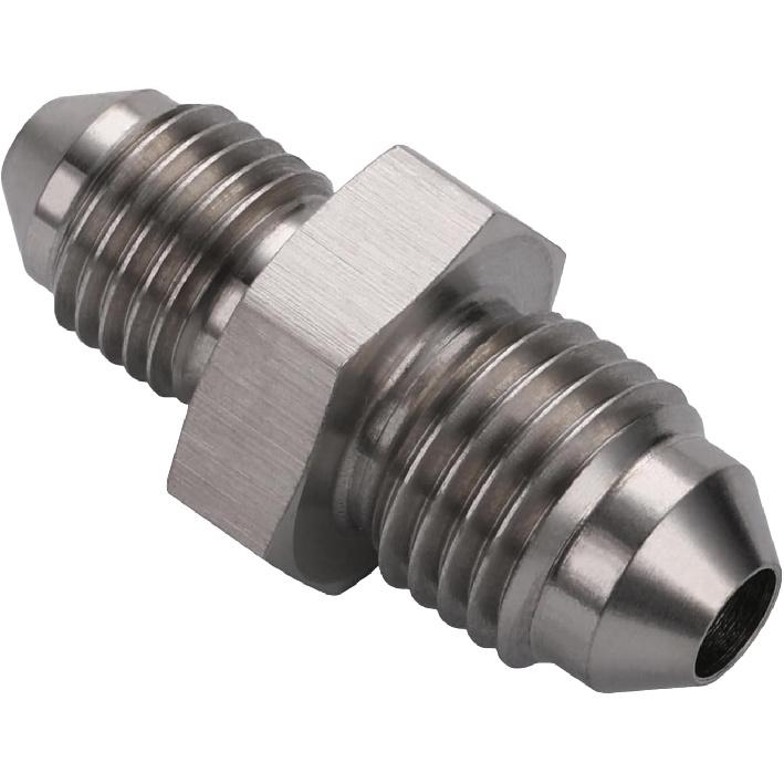 3AN Male to 3AN Male Stainless Steel Brake Clutch Fuel Oil Fitting Adapter Coupler