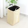 Foldable Large Capacity Cotton & Linen Laundry Basket with Thickened EVA - Ideal for Clothes, Toys, and Quilt Storage