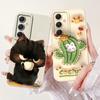 For Samsung S23 FE S 23 Plus Ultra Case Cute Cat Luxury Funny Girl Silicone Phone Case For Samsung S23 Ultra Funda Coque Capa