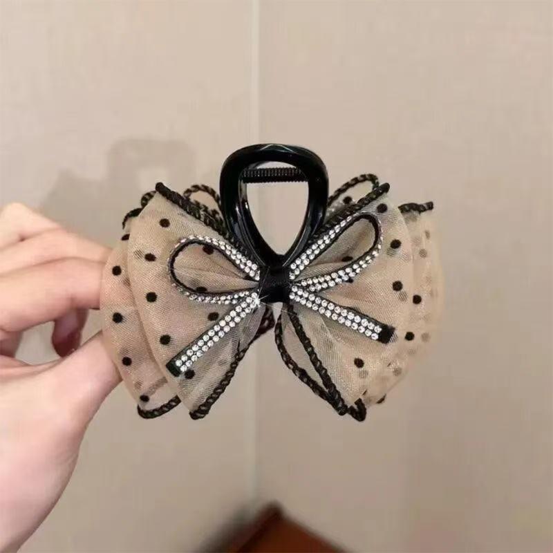 Hair Clips For Women Elegant Bows Hair Claw Clips For Women Thin Thick Curly Hair, Big Banana Clips,Strong Hold Jaw Clip