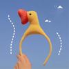 Cartoon Little Yellow Duck Hair Hoop Funny Animal Decor Kids Headband Girl Hair Clip Children Gift