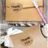 500 Kraft Paper Self-Adhesive Thank You Stickers for Baking Gifts Sealing Labels