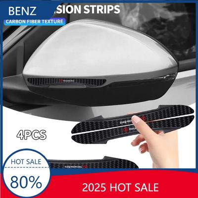 For Benz GLC GLK 4PCS Car Door Anti-collision Protector Bumper Strip Sticker For Mercedes Benz W211 W204 W210 W124 AMG W202 CLA