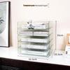 Acrylic Multi-Layer A4 Desktop Document Organizer - Transparent Stackable File Holder
