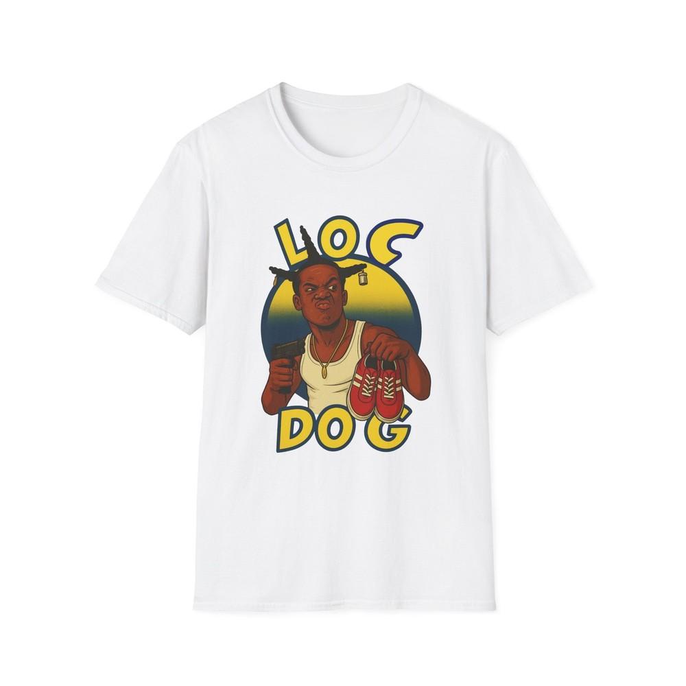 

dont be a menace to society while drinking juice in the hood - loc dog T-Shirt 2XL