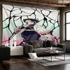 Demon Slayer Kunst Wandkleed Esthetisch Wandkleed Bedrukt Stof Deken Decoratieve Wandkleden Voor Slaapkamer Woonkamer Huisdecoratie