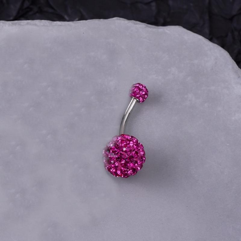 

Кольцо для пирсинга пупка Паук из нержавеющей стали с подвеской в виде сердца с цирконом для женщин, украшение для пирсинга тела