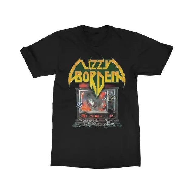 Lizzy Borden Visual Lies, Manga Corta, Algodon, Unisex, S-23 S