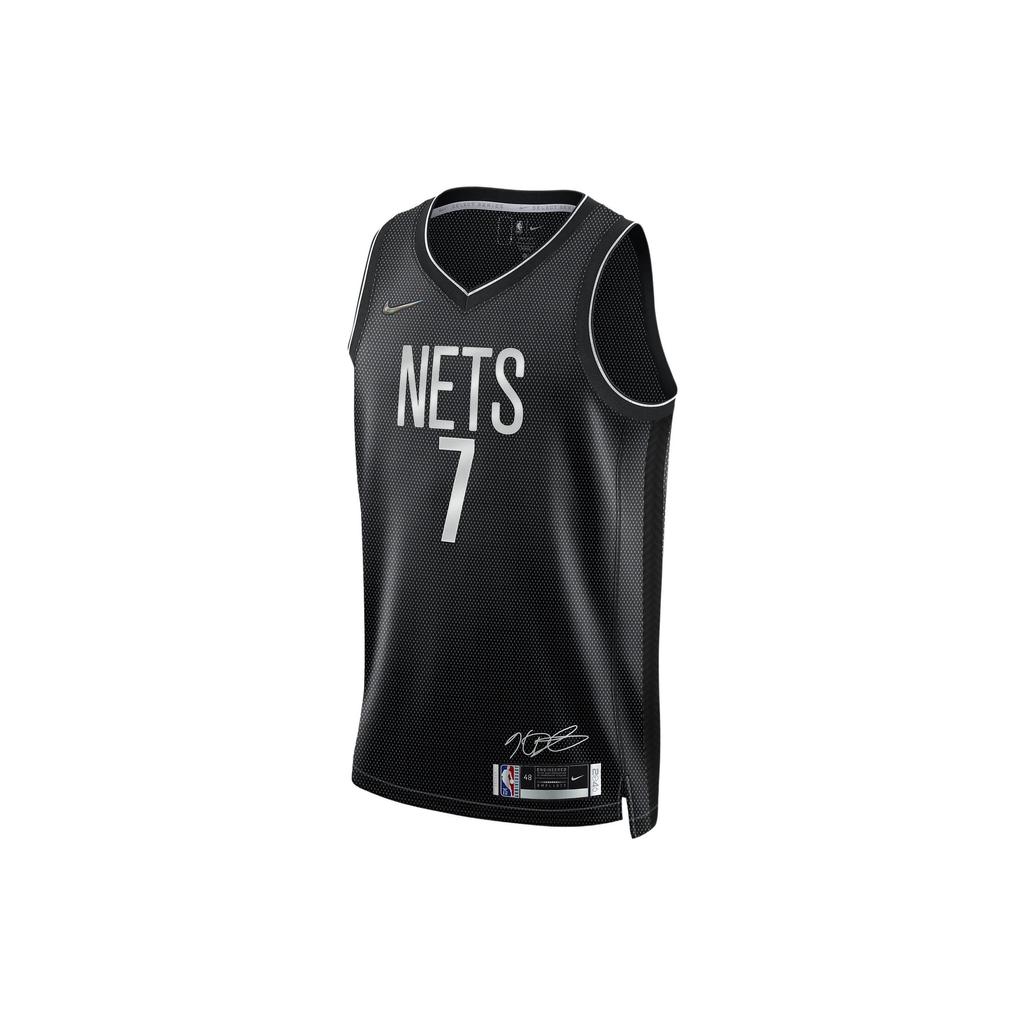 Nike NBA Brooklyn Nets Kevin Durant Jersey Black Men Streetwear DH8057-010