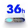 Mini Mirror Alarm Clock Bluetooth Speaker with TF Slot, Colorful Lights, Heavy Bass, FM, Portable Gift Speaker.