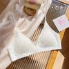 French Small Floral Triangle Cup Underwear Women's Small Breasts Gather and Close Secondary Breasts Soft Support Anti-sagging Cloud Seamless Bra