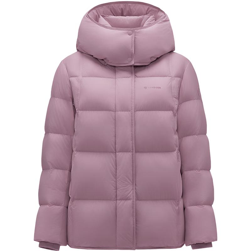 Tanboer Women's Short Detachable Hood Down Jacket TB5530358Z