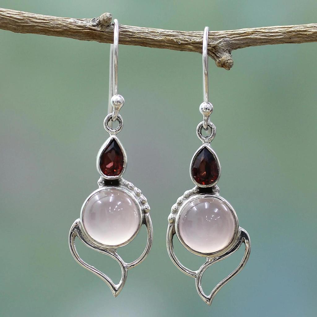 Fray Wish New Blue Topaz Drop Earrings for Women - Creative Rotating Waterdrop Pear Shape