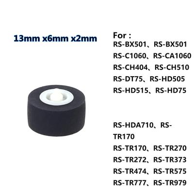 Convenient Convenient Cassette Wheel Belt Pulley Rubber Pressure for RSCH404 RSCH510 RSDT75 RSHD505 RSHD515 RSHD75