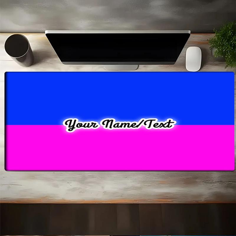 1PC Custom Name Name Mouse pad, keyboard and mouse desk pad, for computer notebook Birthday Gift For Any Room Or Office