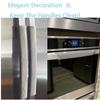 2x Fridge Refrigerator Door Handle CoverS Kitchen Appliance Decor Protector Gray