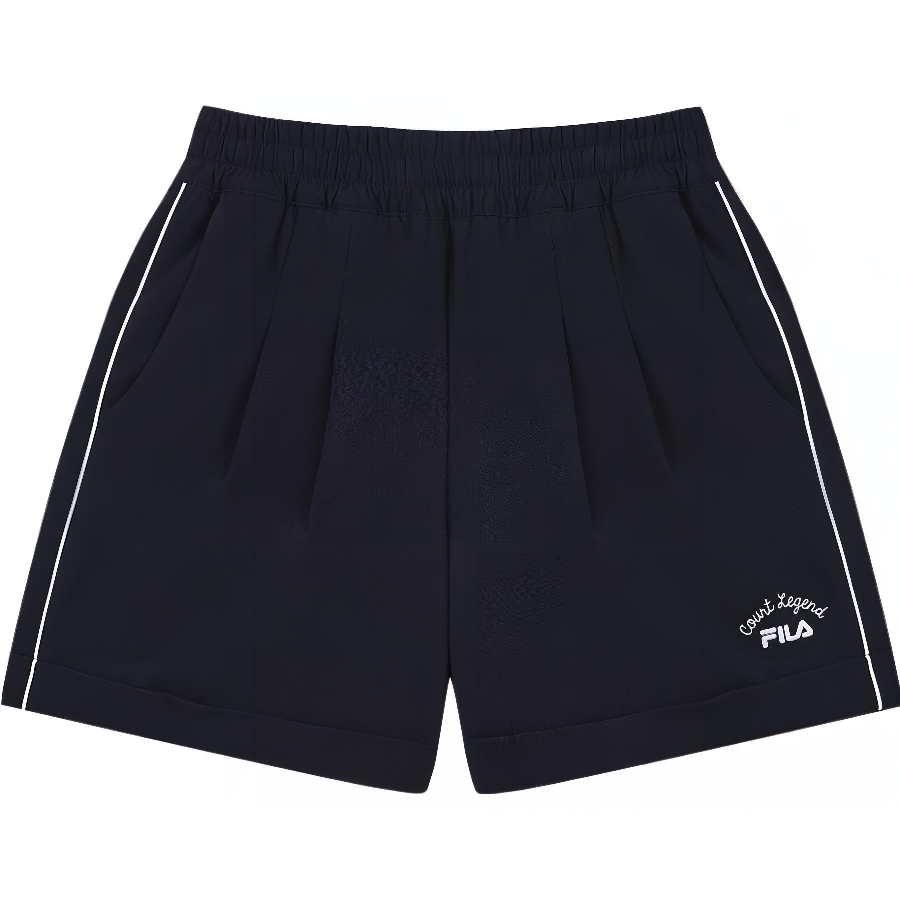 FILA 2023 Новые летние повседневные плетеные шорты для тенниса Женские шорты Легендарно-синие F11W339802F-NV L