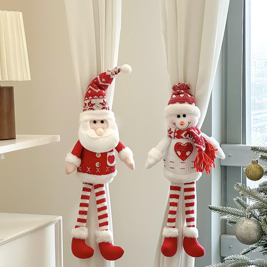 Kreative Weihnachtsmann Vorhangschnalle - Weihnachtsdekoration und Neujahrszimmer-Requisiten