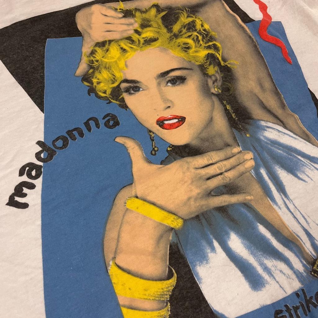 1990 Madonna Blond Ambition World Tour Rare T-Shirt White S