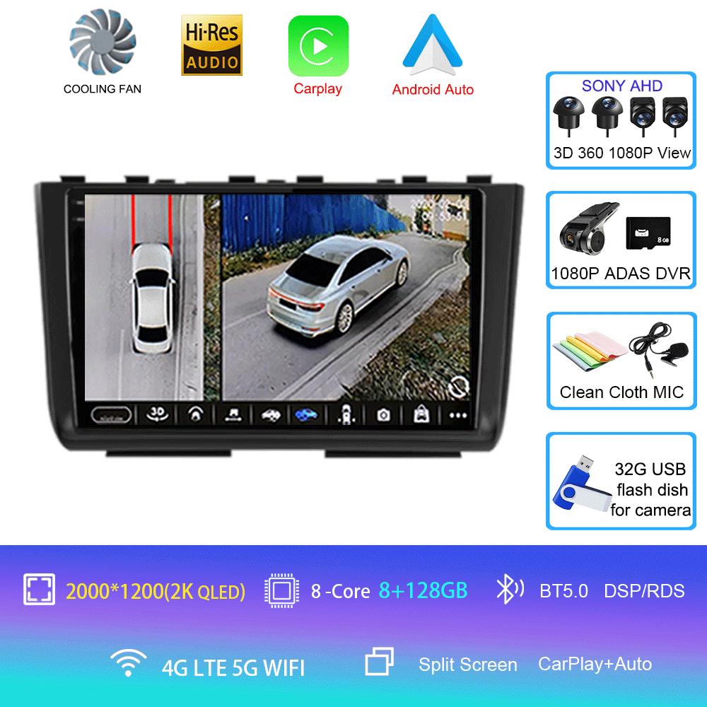 Car Radio Android 14 Carplay For Hyundai Creta 2 IX25 2020 2021 Multimedia Video Player Navigation GPS Stereo Head Unit No 2din