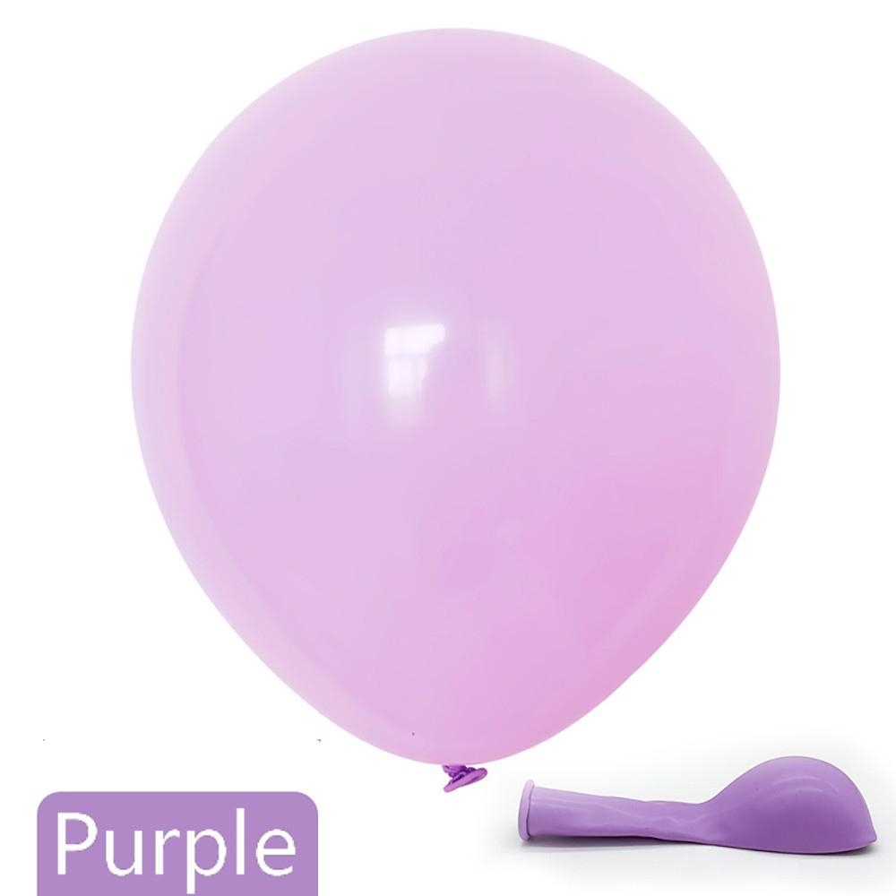 

12 шт./уп. 10-дюймовые латексные шары-макаронс с утолщением 2,2 г, шары конфетных цветов для свадьбы, вечеринки по случаю дня рождения, витрины магазина, занавеса, выпускного вечера фиолетовый
