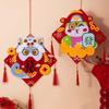 Handmade New Year's Festive Hanging Ornaments Best Wishes Cartoon Hanging Decorations  Living Room