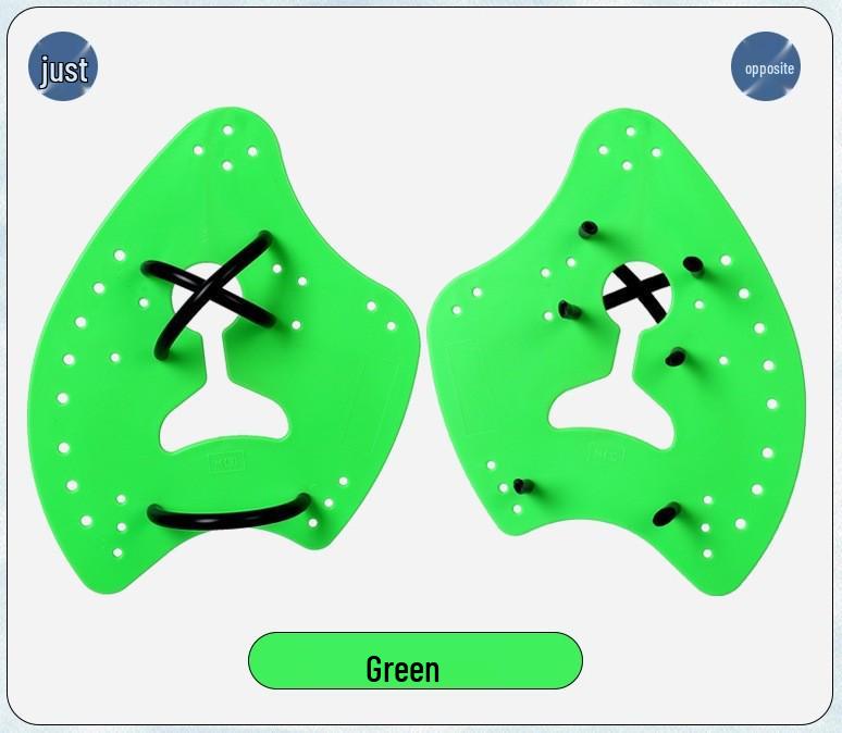 Axe-Style Sculling Hand Paddles for Adult and Child Swimming Training