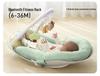 Aobei Baby Crib with Rocking Toy, Fitness Frame, Piano Foot Pedal, and Movable Bionic Sleeping Bed