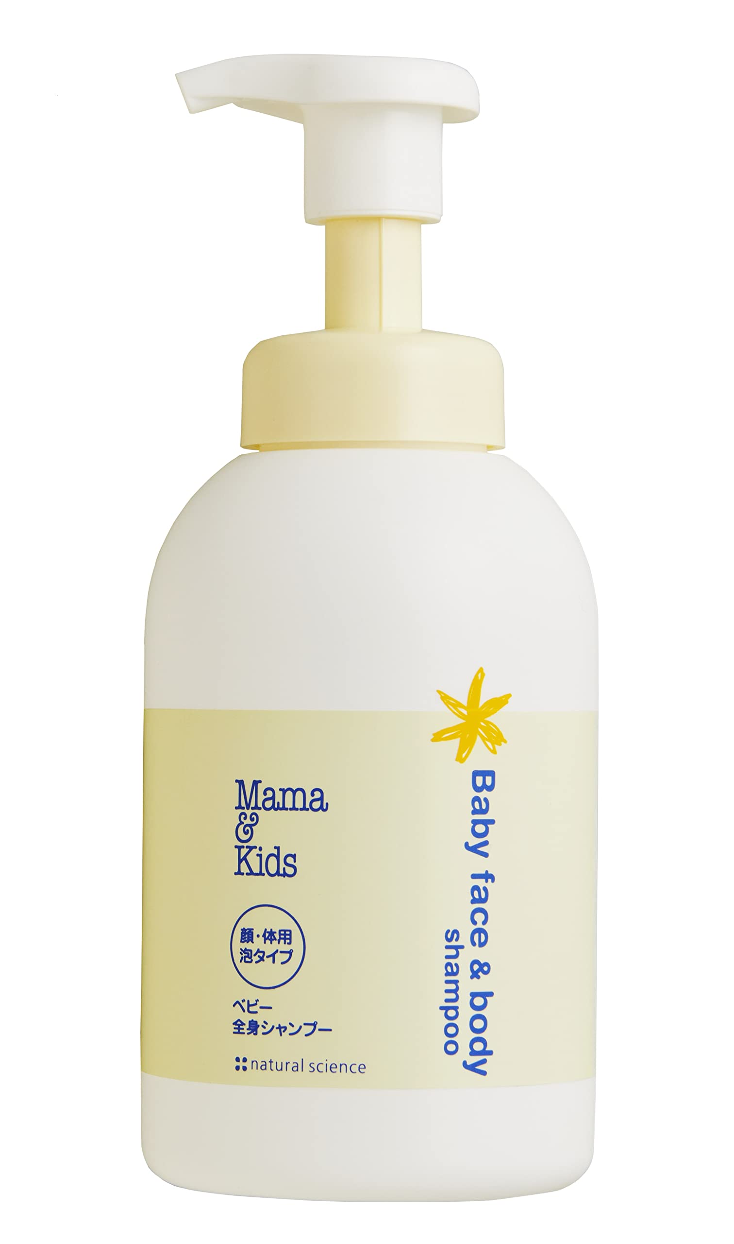 

Mama & Kids Baby Body Shampoo, 460ml [Hypoallergenic Skin Care] Body Soap, Additive-Free, Foam Type, Gentle on Eyes, Newborn