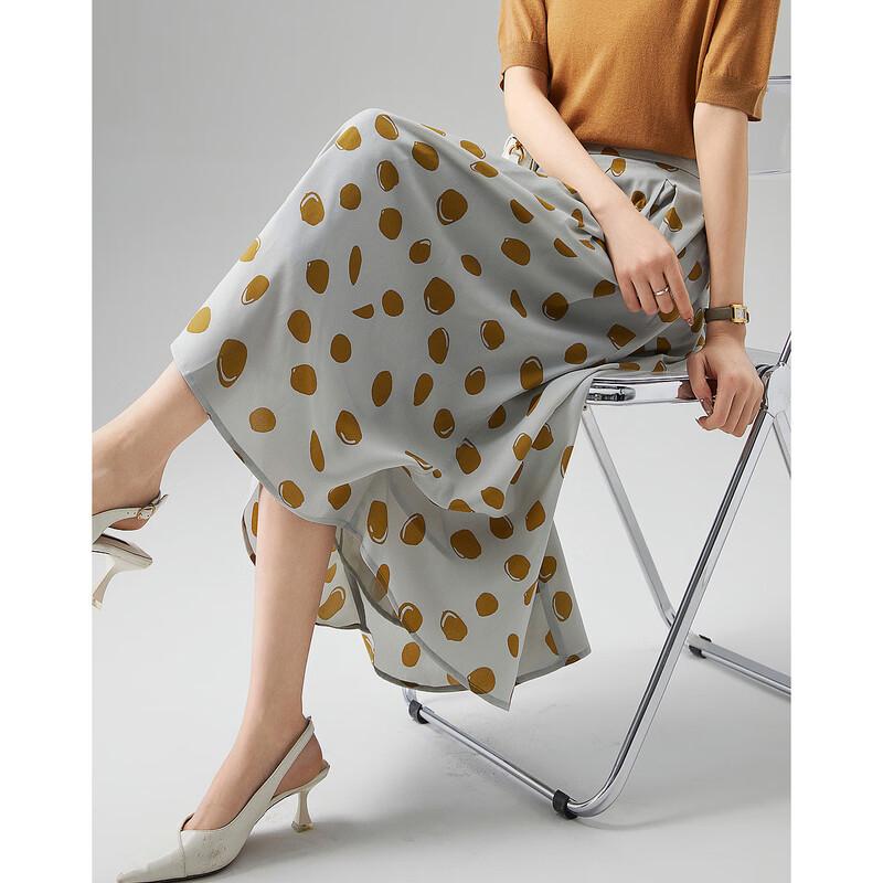 Demana Urban Pleated A-Line Midi Skirt