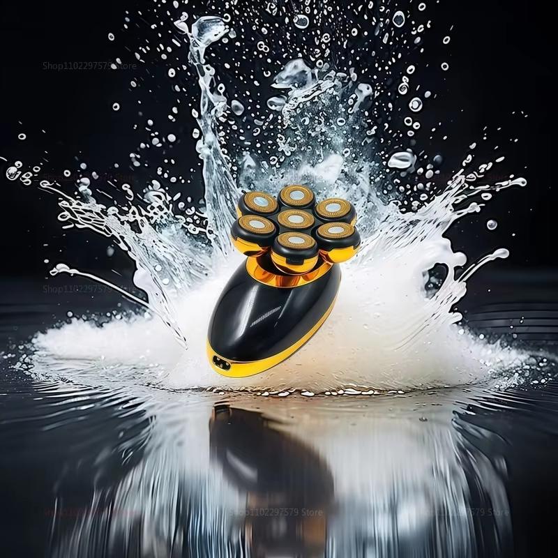 

Электробритва 7-головочная плавающая режущая головка USB перезаряжаемая портативный триммер для бороды бритвенная машина для мужчин лицо шея уход