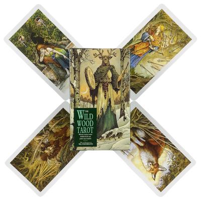 Nuove Carte dei Tarocchi Oracoli Mazzo Divinazione Misteriosa Mazzo dei Tarocchi del Bosco Selvaggio