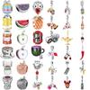 925 Silver Chili Pepper Apple Watermelon Pineapple Charm Pendant for DIY Bracelet Women Jewelry Boutique