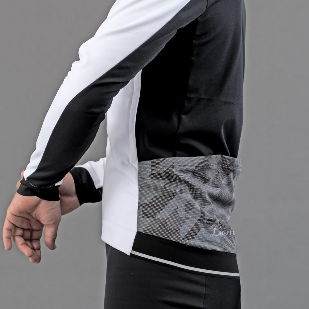 Lion De Capelmuur Cycling Crossover Windshield Windproof and with Reflective White and Size XS Jacket, Autumn/Winter Jacket, Fleece-Lined,