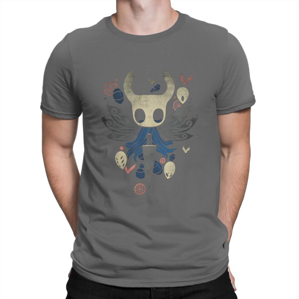 Casual The Knight Tshirts For Unisex O Neck Cotton T Shirts Hollow Knight Games Short Sleeve Tee Shirt Gift Tops