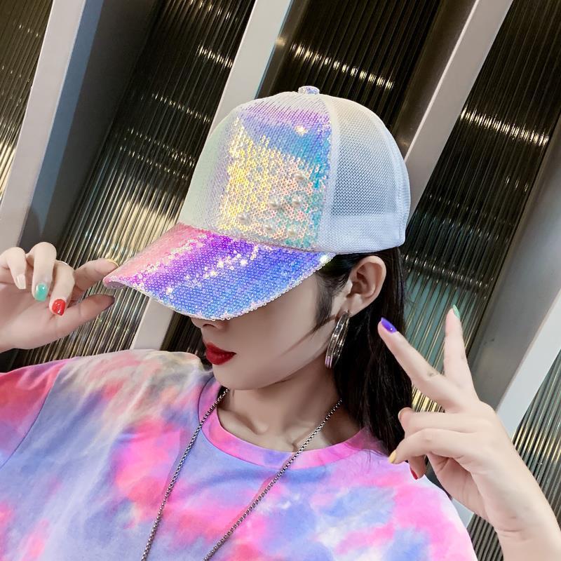 Women's Trendy Sequin Beaded Duckbill Cap - Spring To Autumn Sunshade & Sunscreen Fashion Hat